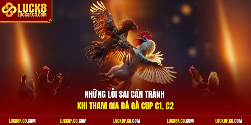 Những lỗi sai cần tránh khi tham gia đá gà Cup C1 C2